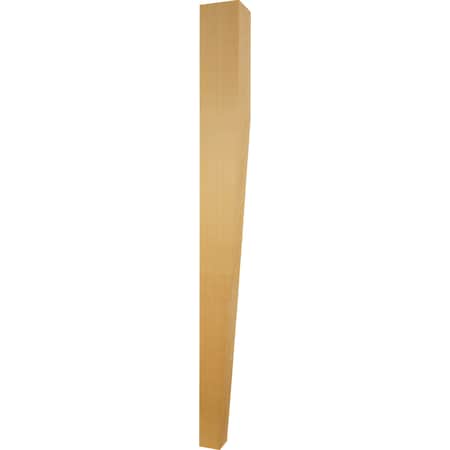 40 1/2 X 3 1/2 Extended Two Sided Tapered Bar Leg In Beech